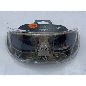 NEW - RealTree AP Barrage Camo Polarized Sunglasses W/case